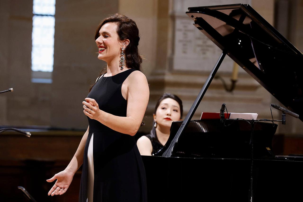 Lucie Peyramaure on stage