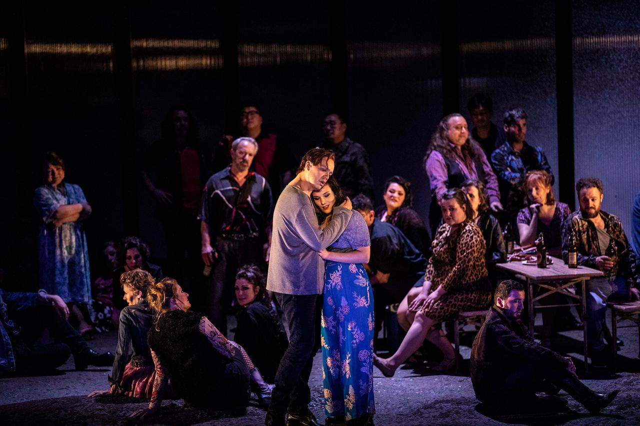 Lucie Peyramaure on stage