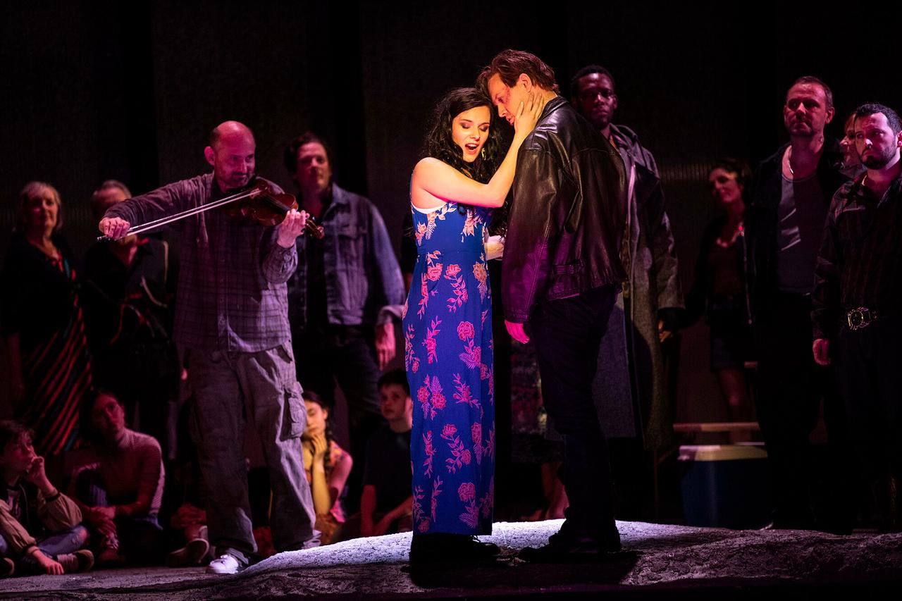 Lucie Peyramaure on stage