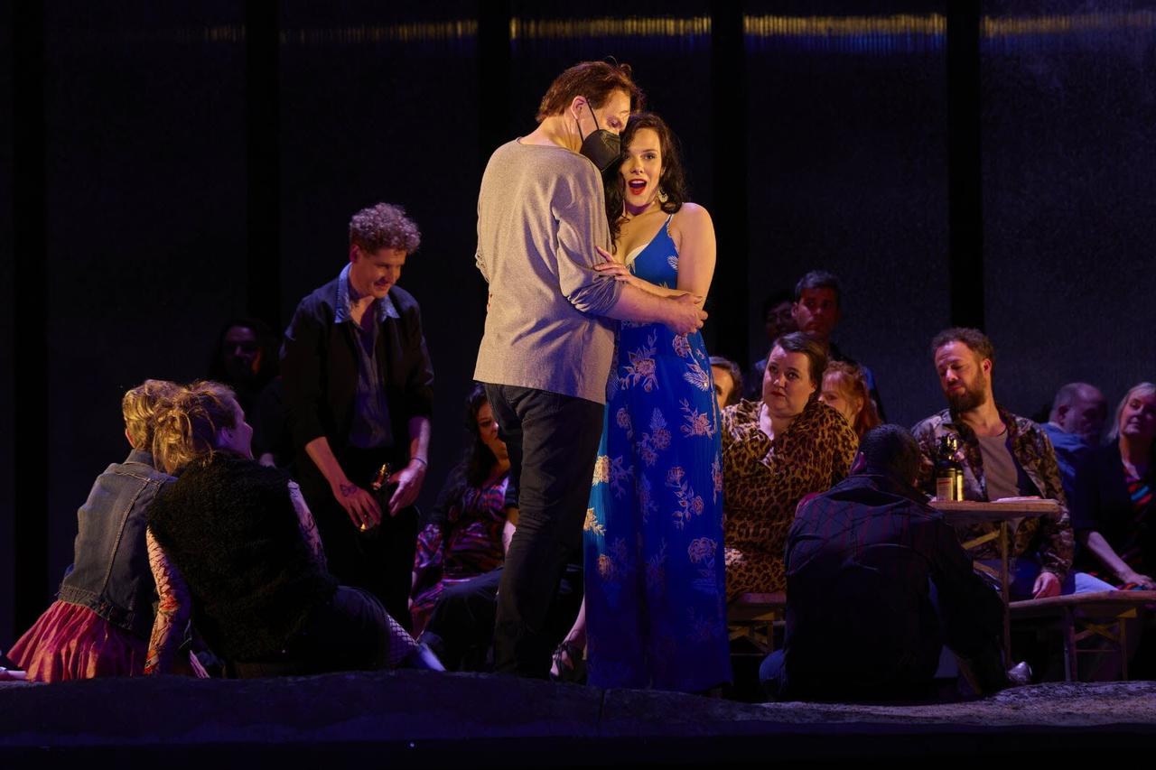 Lucie Peyramaure on stage