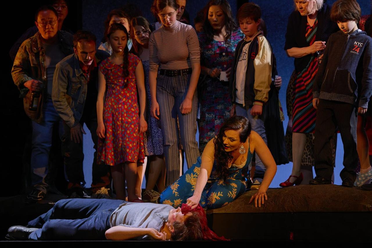 Lucie Peyramaure on stage